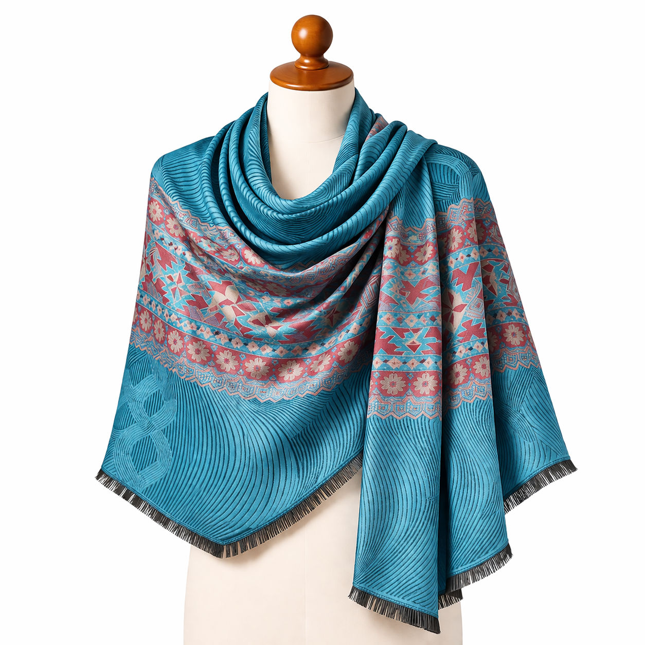 Wave Optical Illusion Modal Stole